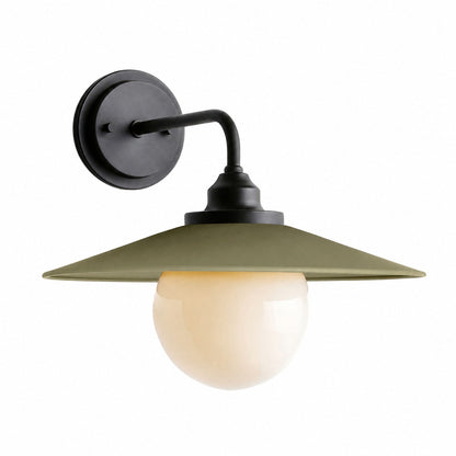 Cordax Wandleuchte im Utility-Stil – Metall und Glas für die Innen- und Außendekoration