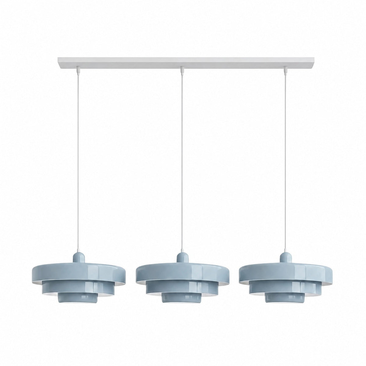 Malero Triple Layer Macarons Pendant Light - Modern Disc Form Lighting for Dining Room or Lounge N52