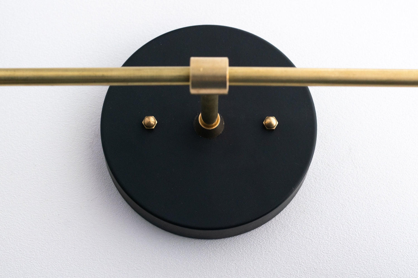 Conique Metal Dual Black Sconce with Cone Shades - Industrial Vanity Wall Light for Mirror