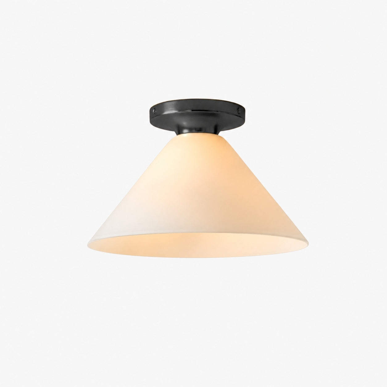 Conica Cone Flush Mount – Glas-Deckenleuchte für moderne Räume