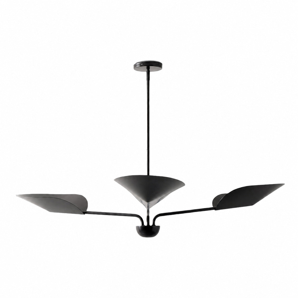 Kronleuchter aus Lutal-Bronze – Modernes Design mit monochromer Oberfläche