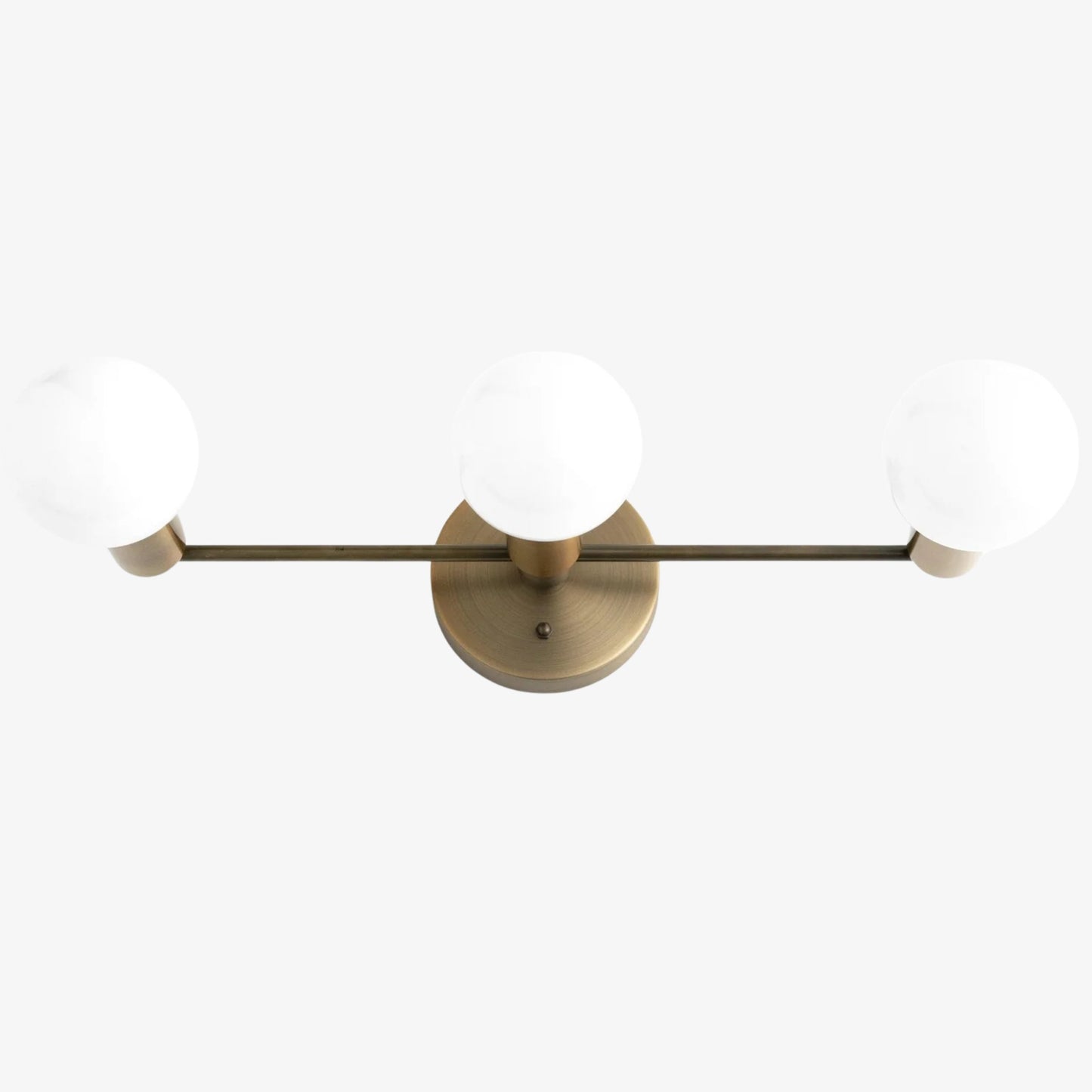 Glorica Glass Mid Century Modern Vanity Light - 3 Light Wall Fixture