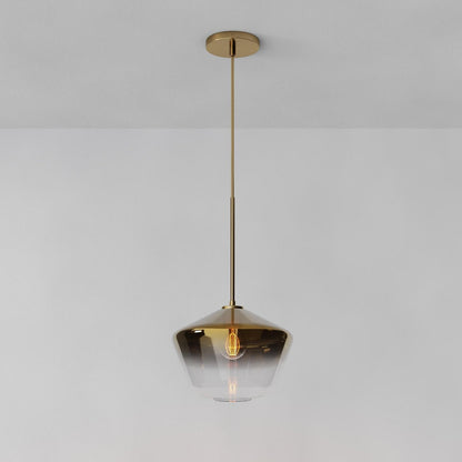 Merin Transparent Glass Sculpture Geometric Chandelier