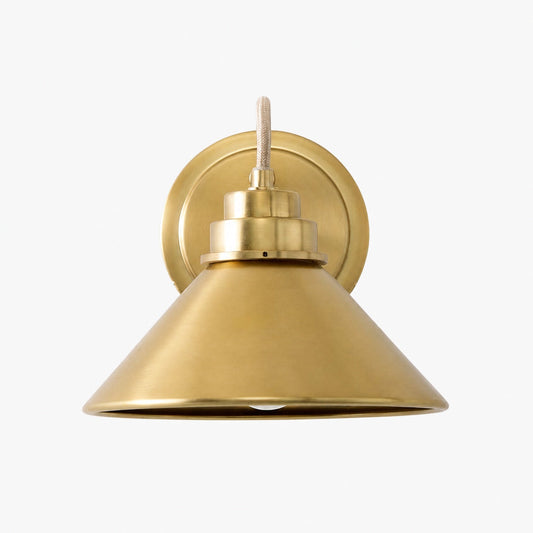 Aurenza Sconce – Farmhouse Wall Light with Metal Accents for Cozy Spaces