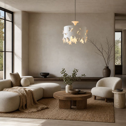 Alaria Design Pendant Lamp - Artistic Pendant Light with Ambient Shadow for Living Room