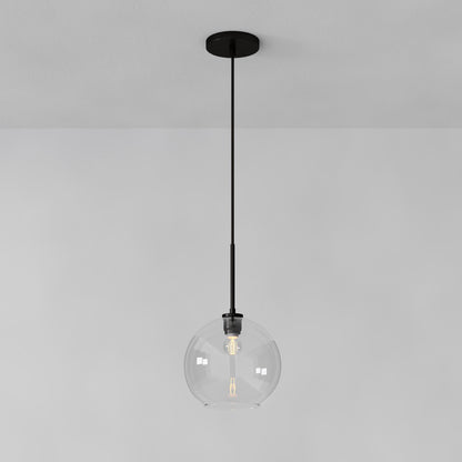 Selvion Sculptural Globe Pendant Light - Modern Glass Pendant Lamp - Sleek Design