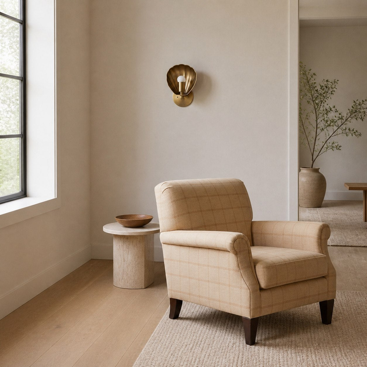 Ornato Luxe Deco Messing-Wandleuchte – mehrere Ausführungen erhältlich