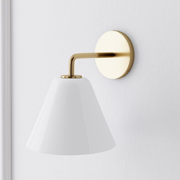 Conica Cone Wall Sconce - 1, 2, 3-Light Modern Glass Lighting