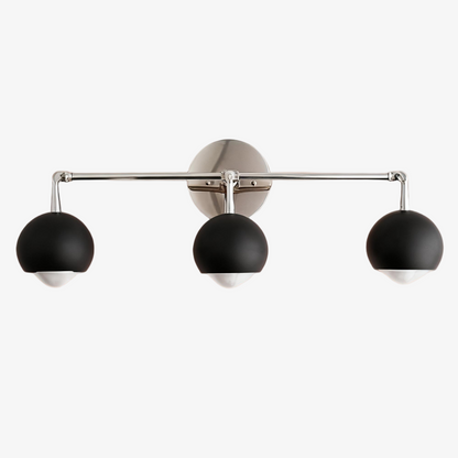 Metio Kuppel-Dekoratives Schminklicht – Klassische Badezimmer-Wandlampe mit Kugelschirm