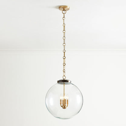 Sterling Minimalist Glass Pendant Collection - Vintage Brass Lighting Design