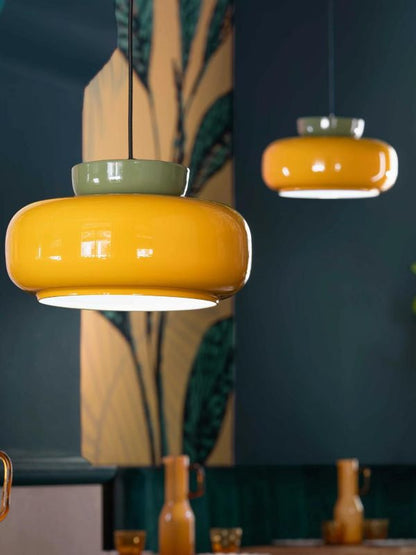 Fiesta Sculptural Bowl Pendant Lamp Nordic Style for Dining Table