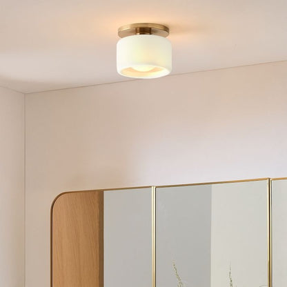 Cerova Porcelain Flushmount – Modern Minimalist Design – Perfect for Living & Dining Areas