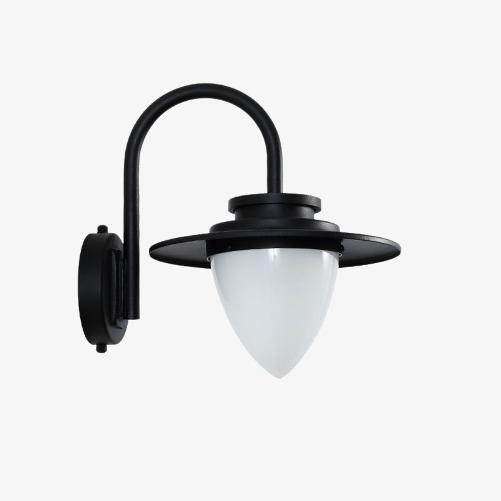 American Outdoor Wall Lantern Metal and Glass Waterproof Wall Sconce