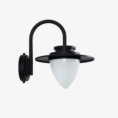 American Outdoor Wall Lantern Metal and Glass Waterproof Wall Sconce