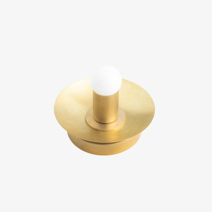 Radiro Globe Brass and Black Wall Light - Minimalist Scandinavian Sconce