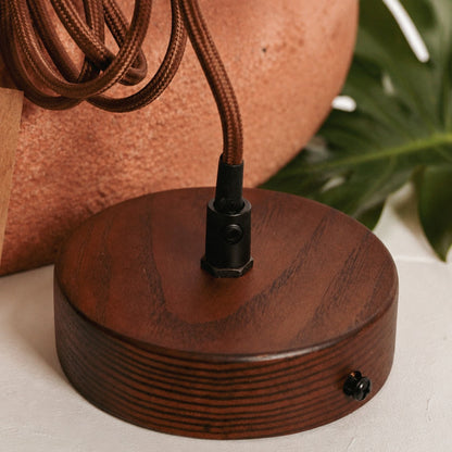 Hand-Painted Terracotta Resin Pendant Light for Kitchen Islands