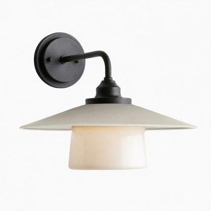 Cordax Wandleuchte im Utility-Stil – Metall und Glas für die Innen- und Außendekoration