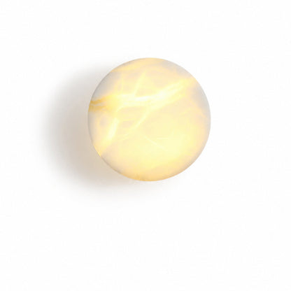 Cylindrical Alabaster Wall Lamp