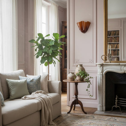 Bellina Handcrafted Glass Floral Wall Lamp – Modern Accent for Bedroom