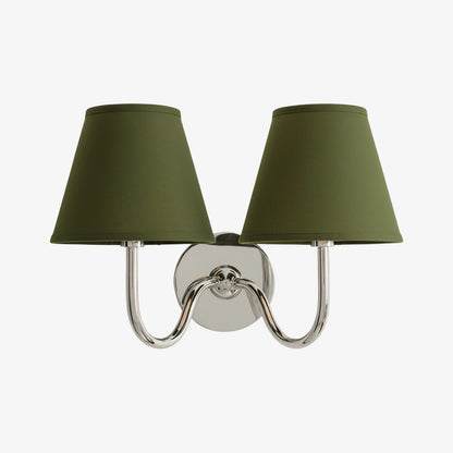 Luvora Decorative Pleated Shade Wall Lamp Vintage Modern Lighting for Corridor and Home Interiors