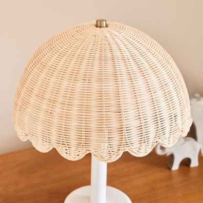 Olvara Rattan Bubble Tischlampe für Kinder – Gemütliche Tischbeleuchtung im Boho-Stil