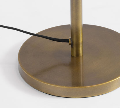 Rowan Adjustable Iron Task Floor Lamp with Linen Shade for Modern Living Rooms and Offices