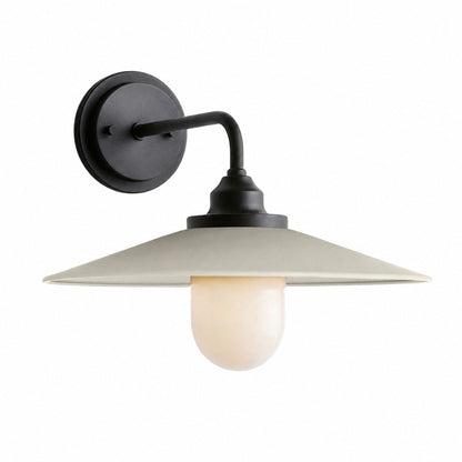 Cordax Wandleuchte im Utility-Stil – Metall und Glas für die Innen- und Außendekoration