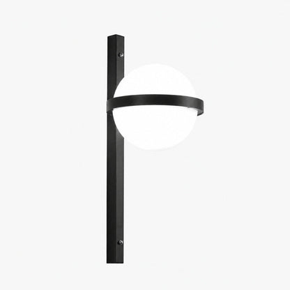 Globe Shade Minimalist Wall Lamp for Indoor and Outdoor Spaces