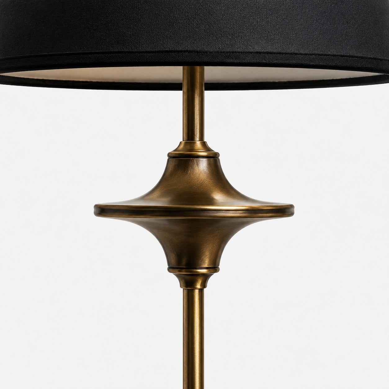 Vintage Fabric Shade Floor Lamp