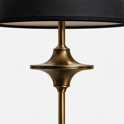 Vintage Fabric Shade Floor Lamp