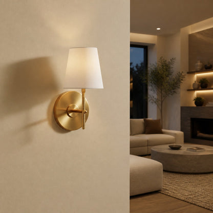 Ornato Elegante Mid Century Sconce mit schlanker Silhouette und warmem Licht für Leseecke oder Schlafbereich