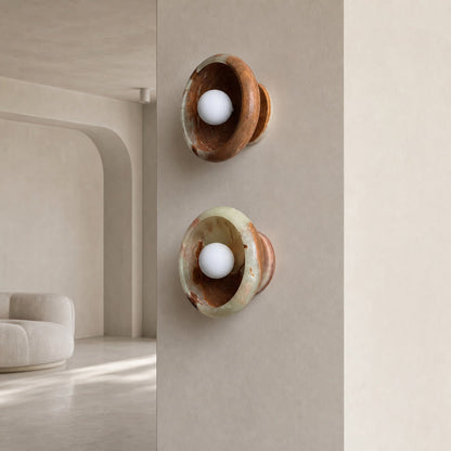 Piedra Marble Wall Lamp