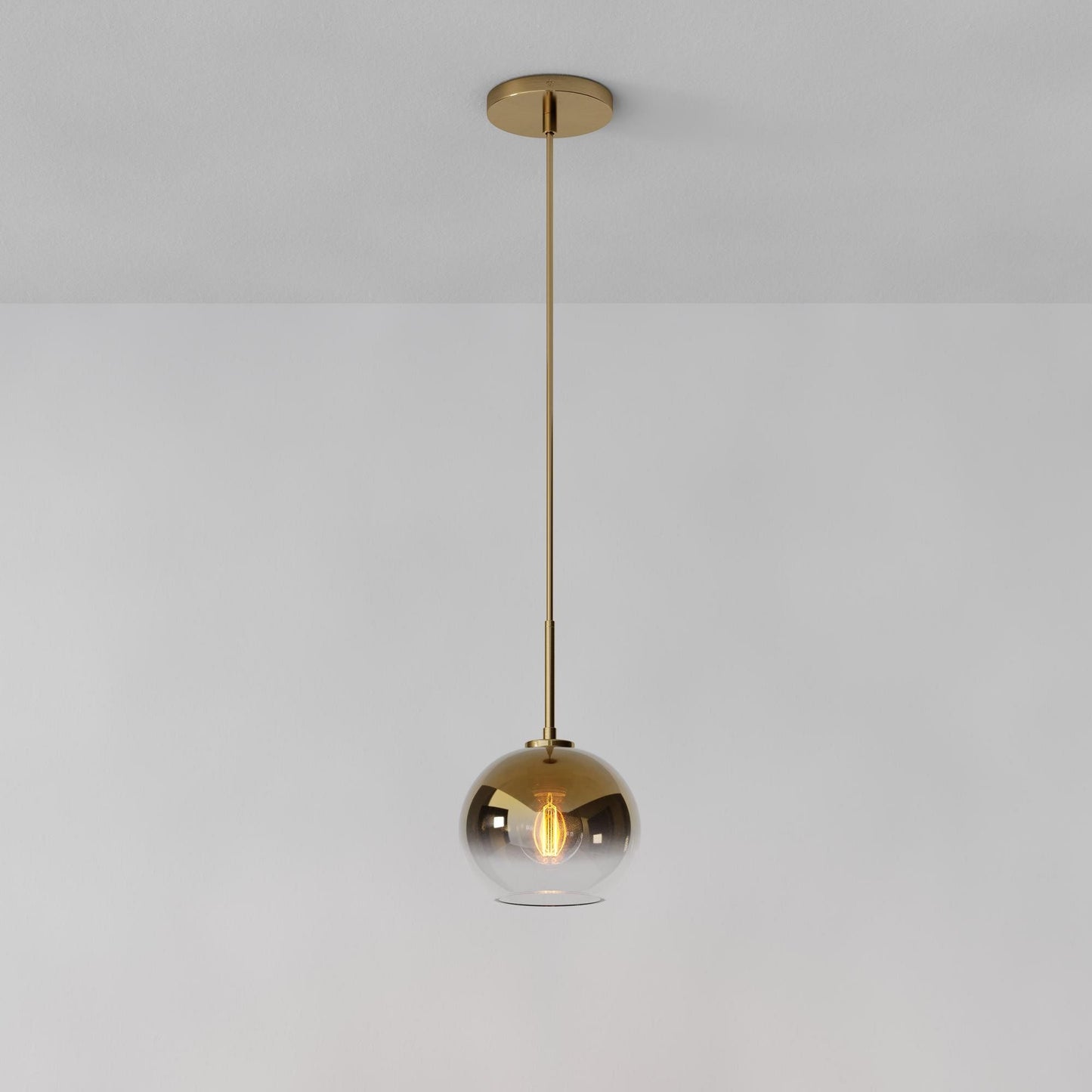 Selvion Sculptural Globe Pendant Light - Modern Glass Pendant Lamp - Sleek Design