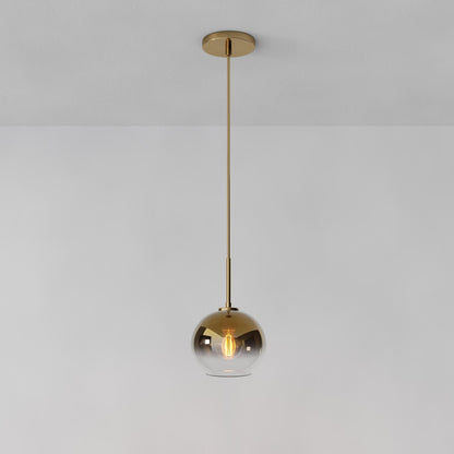 Selvion Sculptural Globe Pendant Light - Modern Glass Pendant Lamp - Sleek Design