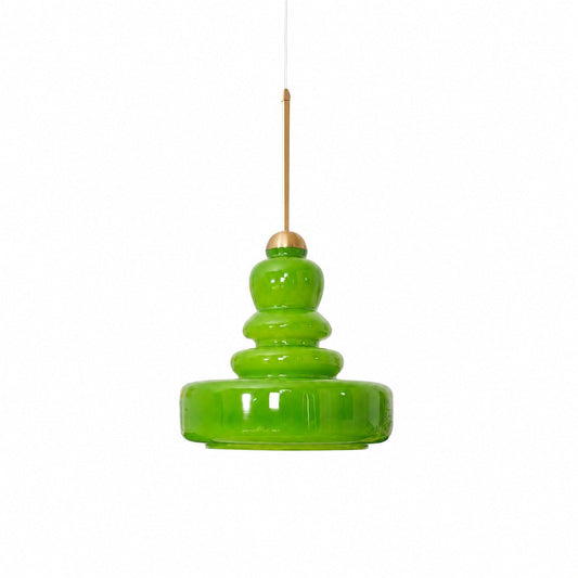Glimora Decorative Pendant Lamp – Vintage Glass and Metal Pendant for Living Areas