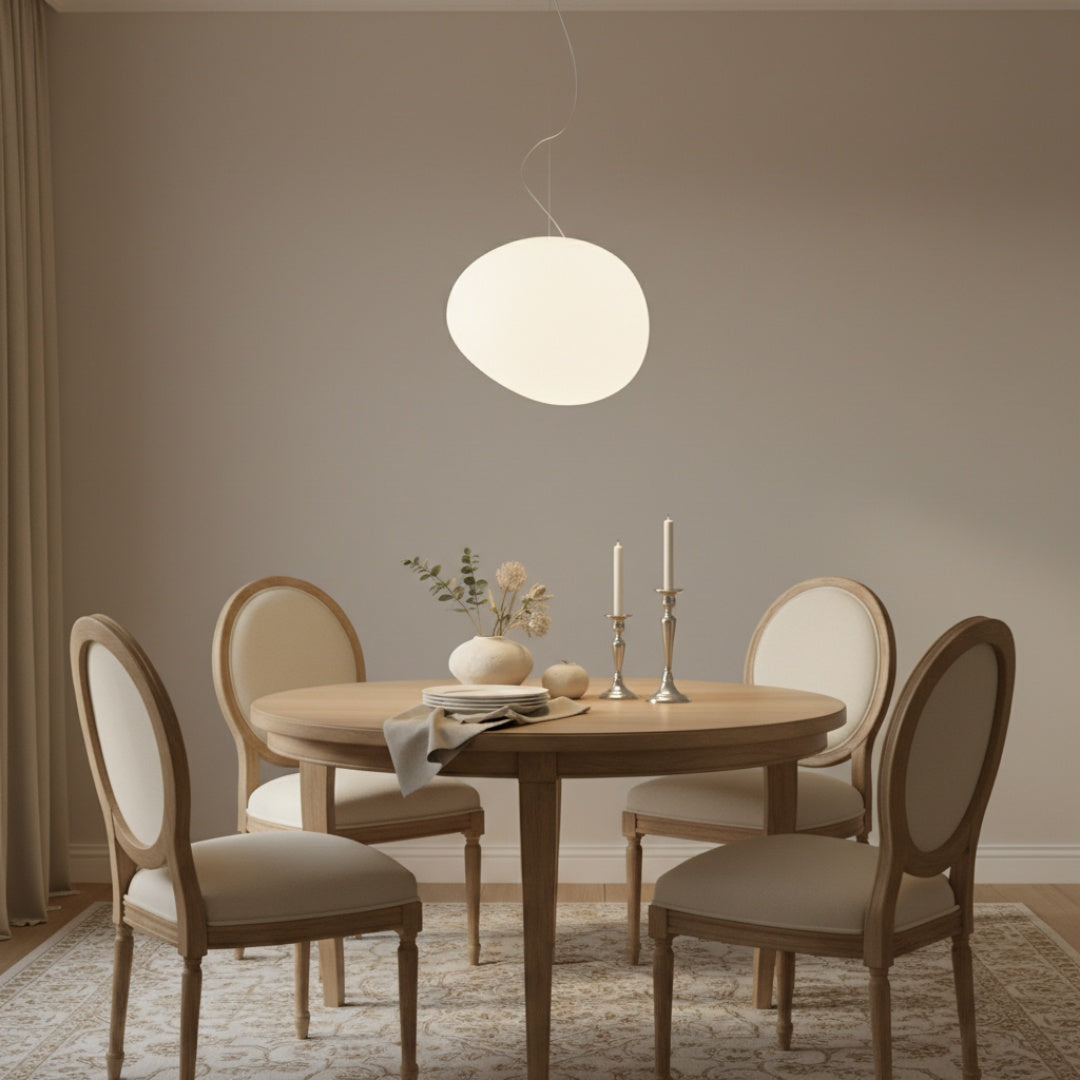 Stonea Contemporary Hanging Pendant Light – Artistic Hanging Pendant Light for Modern Interior Spaces N17