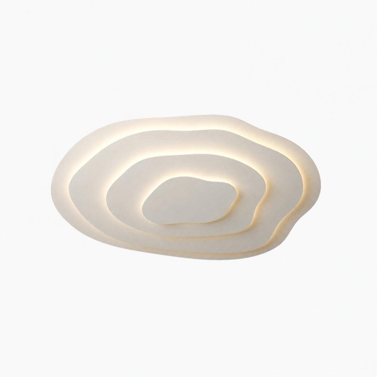 Aeris Mimir Wellenförmige Acryl-Deckenleuchte, moderne minimalistische Aufbauleuchte für Wohnzimmer und Schlafzimmer