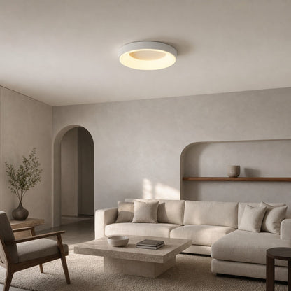 Lumiflexa Modern Round Ceiling Light Acrylic Shade for Bedroom and Hallways
