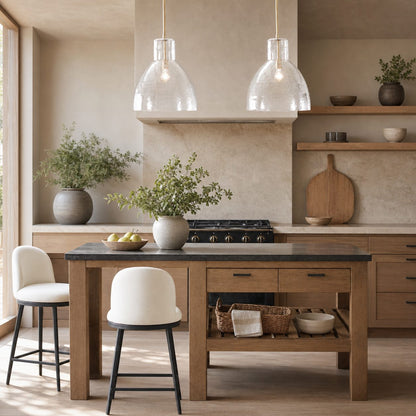 Glavira Pendelleuchtenkollektion aus recyceltem Glas – Moderne Küchenbeleuchtung