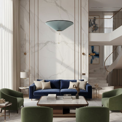 Vellmuse Vintage Interactive Umbrella Pendant Lamp - Adjustable Lampshade Light for Any Space N25