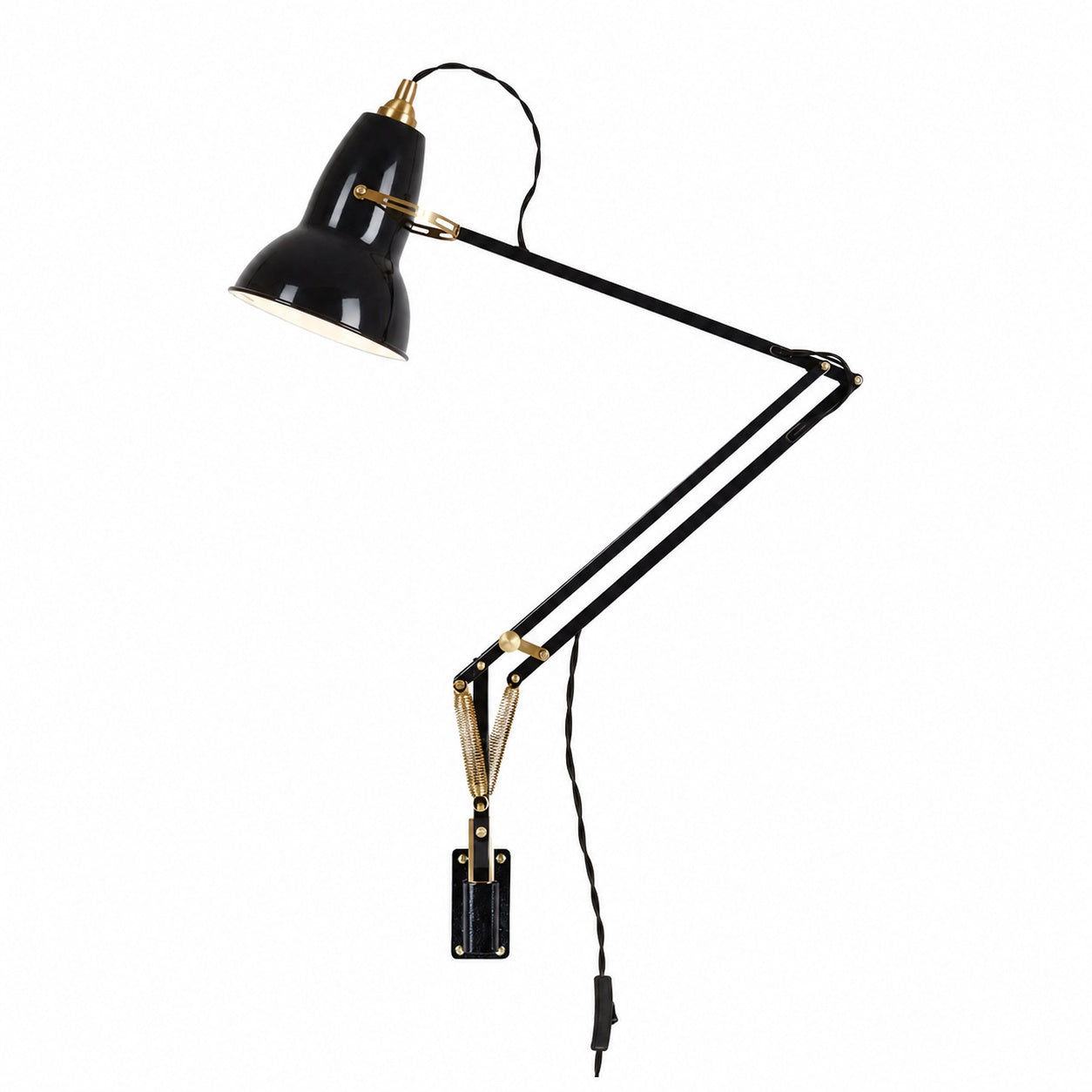 Modryx Adjustable Modern Wall Lamp with Bracket Sleek Aluminium Shade for Living Space