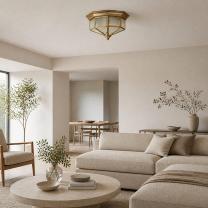 Braleen Deckenleuchte im antiken Laternenstil – Klarglas-Design für Wohn- und Schlafzimmer