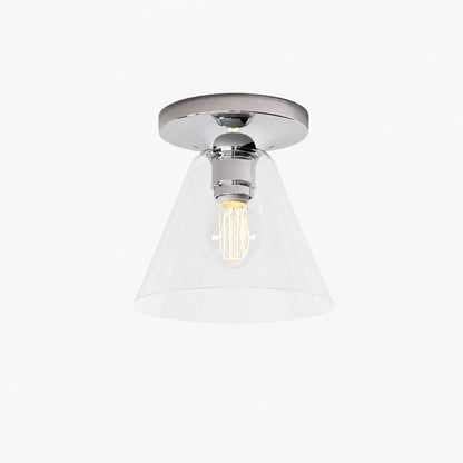 Conica Cone Flush Mount – Glas-Deckenleuchte für moderne Räume
