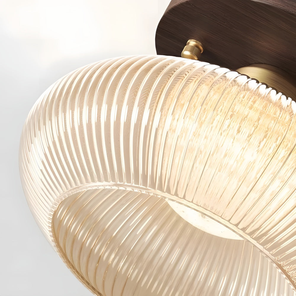 Soliro Modern Dome Glass Ceiling Light with Sleek Minimalist Form for Kitchens and Living Areas