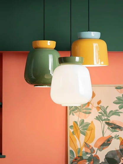 Fiesta Sculptural Bowl Pendant Lamp Nordic Style for Dining Table