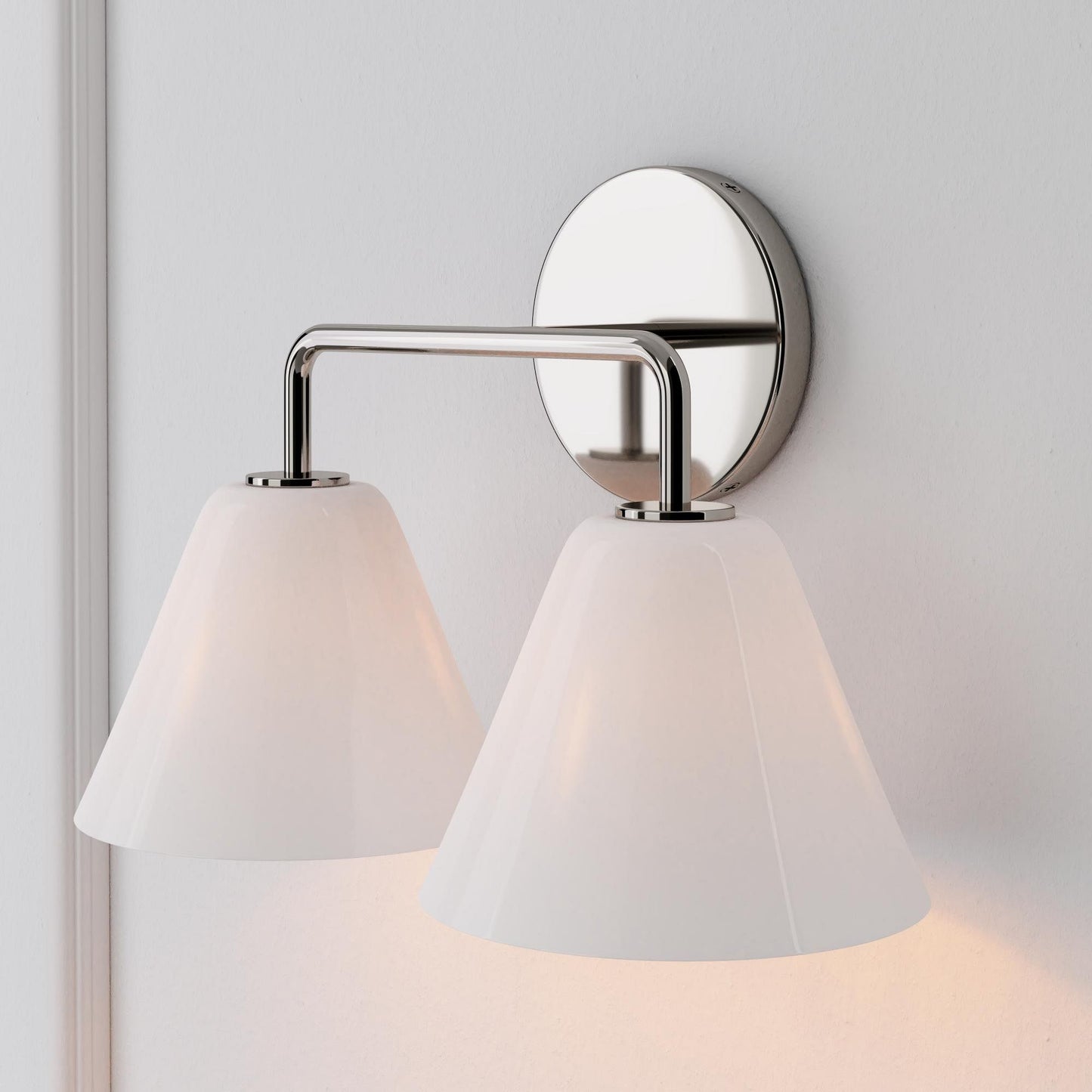 Conica Cone Wall Sconce - 1, 2, 3-Light Modern Glass Lighting