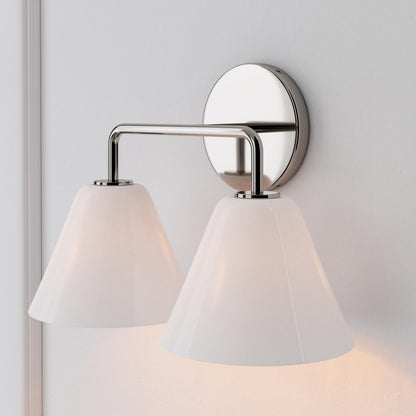Conica Cone Wall Sconce - 1, 2, 3-Light Modern Glass Lighting
