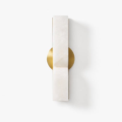 Modern Rectangular Alabaster Wall Lamp – Minimalist Sconce for Bedroom Hallway Living Room