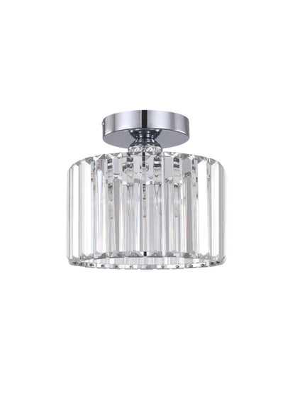 Modern Semi Recessed Crystal Ceiling Lamp