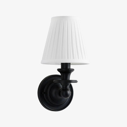 Kalvora Soft Fabric Shade Wall Sconce - Modern Accent Lighting Ideal for Bedroom and Hallway